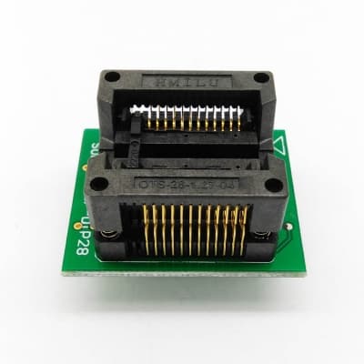Simple SOP24 to DIP24 IC test socket adapter 1_27mm 300mil